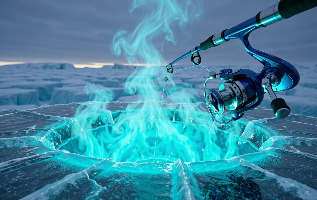 Vast arctic fishing horizon