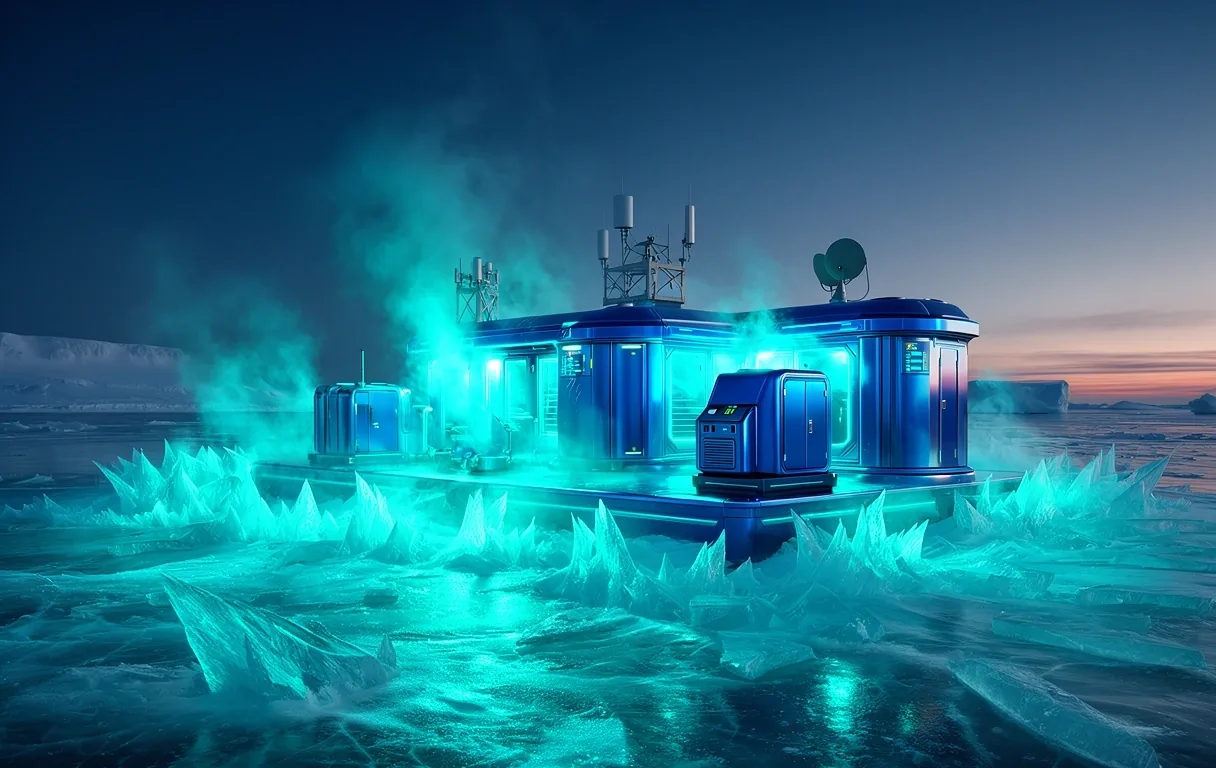 Vast arctic simulation environment