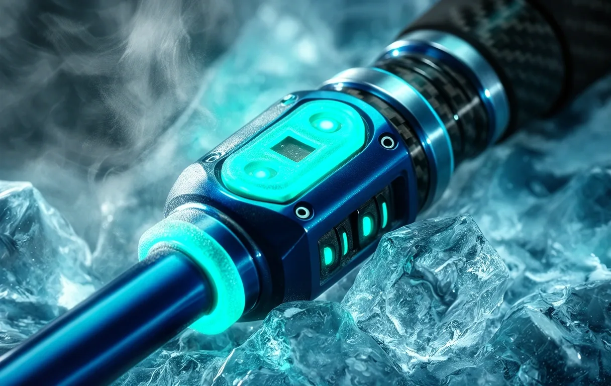 High-tech arctic fishing equipment
